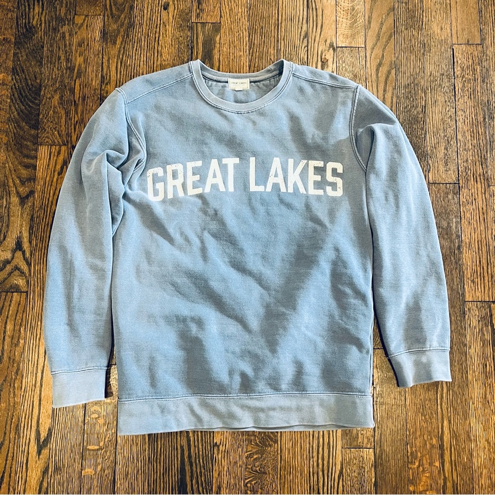 Great Lakes Collection weathered crew sweatshirt - Picture 7 of 8